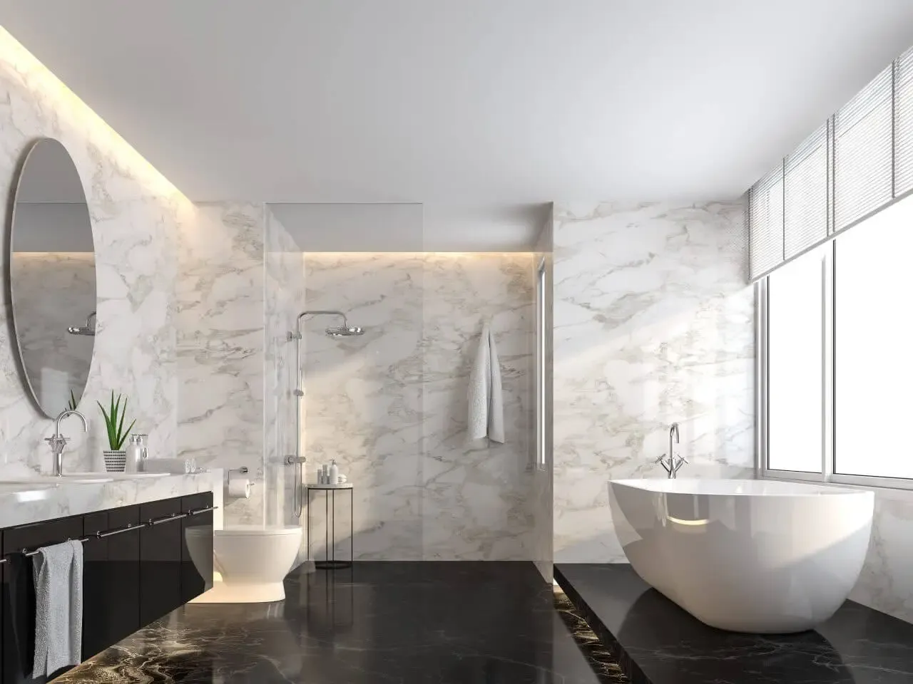 Salle de bain rénovée